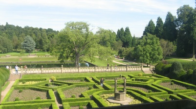 Gärten in England  Newstead Abbey